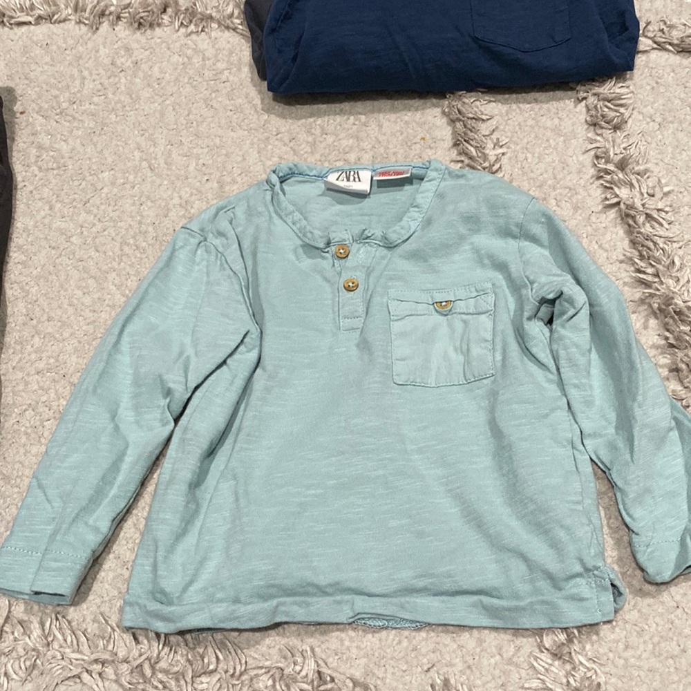 Long sleeve boy Zara shirt
